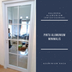 pintu aluminium kaca
