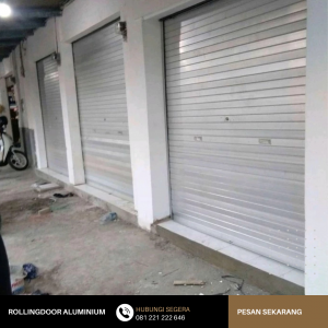 Rolling door aluminium Yogyakarta