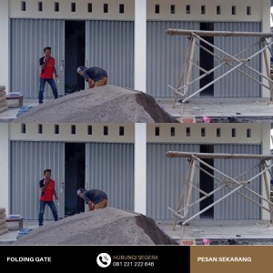 pasang folding gate jogja
