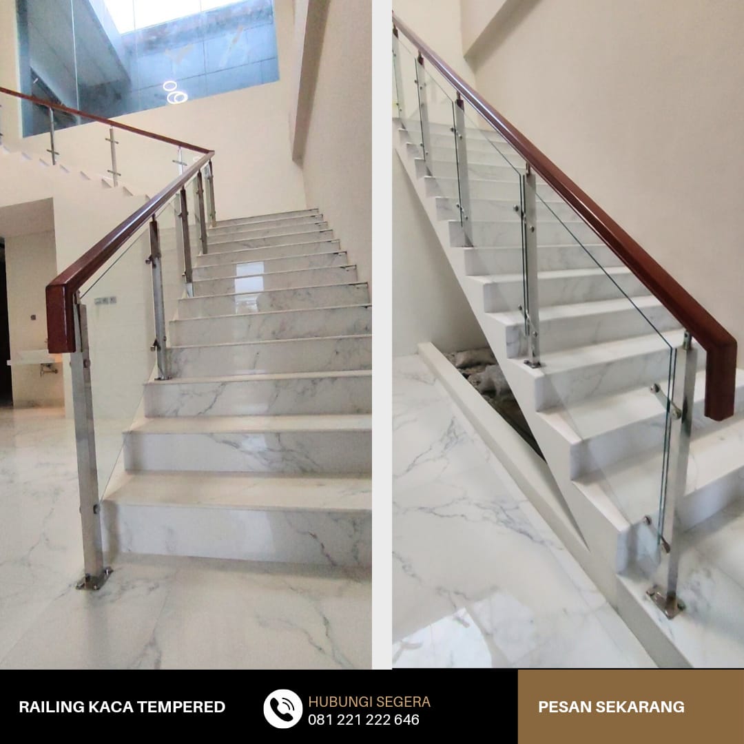 Railing kaca jogja | Pemasangan Railing Kaca di Kaliurang
